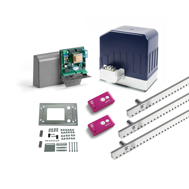 Foto del kit dkc400 con central KER beninca